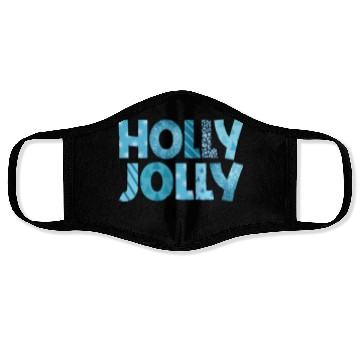 Discover Holly Jolly season sublimation Face Masks