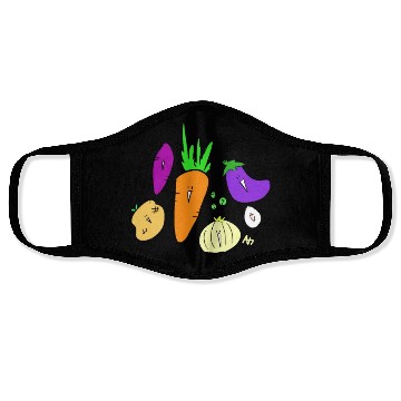 Discover Vegetable friends Face Masks
