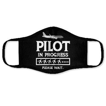 Discover Kids Pilot In Progress Future Pilot Toy Airplane Face Masks