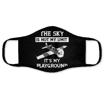 Discover Airplane Aviation Pilot Aircraft Face Masks