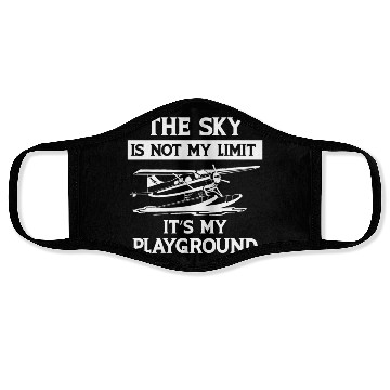 Discover Airplane Aviation Pilot Aircraft Face Masks