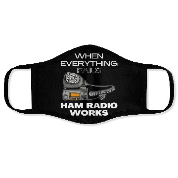 Discover Funny Ham Radio Operator Amateur Face Masks
