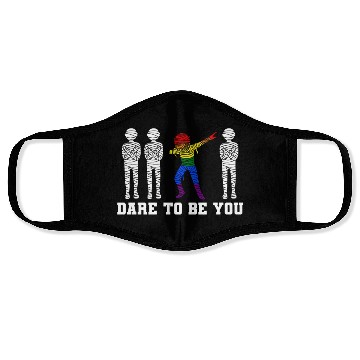 Discover Dabbing Mummy LGBTQ Pride Halloween Face Masks