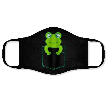 Discover Face Masks pocket small cute frog