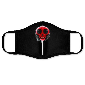 Discover Red Skull Lollipop Trick Or Treat Halloween Face Masks