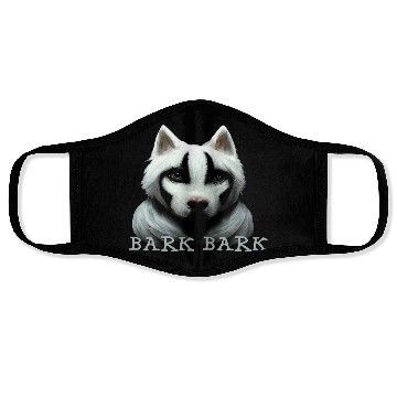 Discover husky-wolfie Face Masks