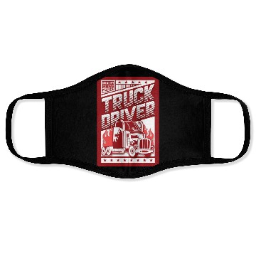 Discover Truck Driver, Truck driving Face Masks