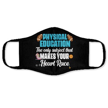 Discover Physical Education Phys Ed PE Teacher Face Masks