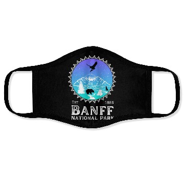 Discover Banff National Park Face Masks