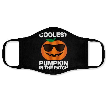 Discover Coolest pumpkin in the patch Face Masks