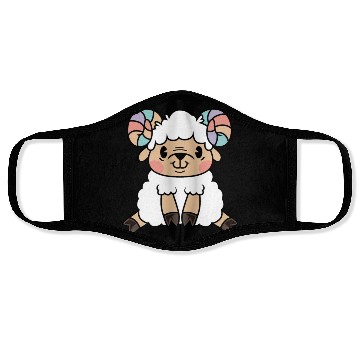 Discover Cute Sheep Farmer Gift Face Masks