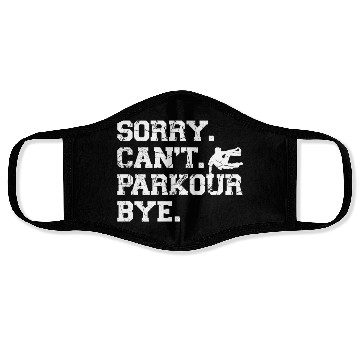 Discover Parkour Free Running Traceur Face Masks
