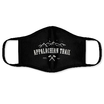 Discover Appalachian Trail AT USA Backpacking Camping Hikin Face Masks