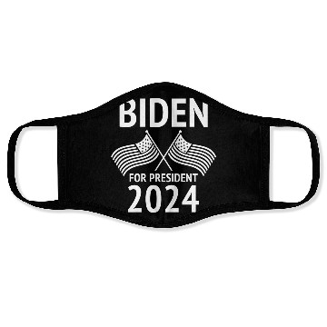 Discover Joe Biden For President 2024 Face Masks