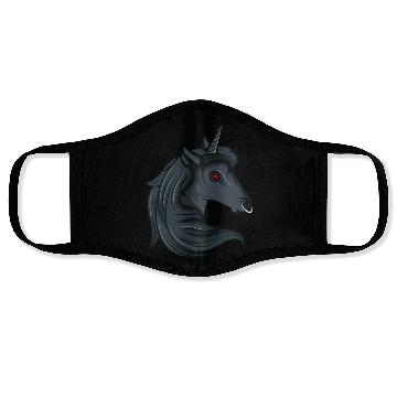 Discover Goth Unicorn Zombie Gothic Occult Halloween Face Masks