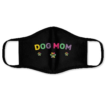 Discover Dog Mom gift Face Masks