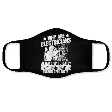 Discover Electrician Construction Electrician Face Masks
