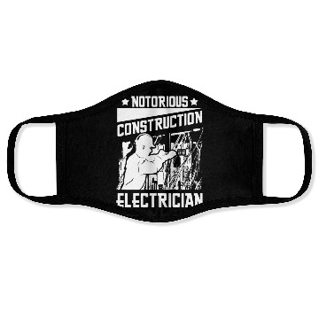 Discover Electrician Construction Electrician Face Masks