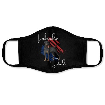 Discover Labrador dad Face Masks
