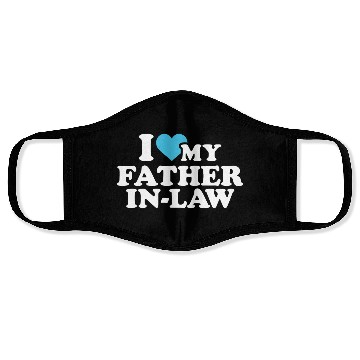 Discover I love my father in law Pullover Face Masks