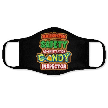 Discover Halloween Costume Halloween Safety Candy Inspector Face Masks