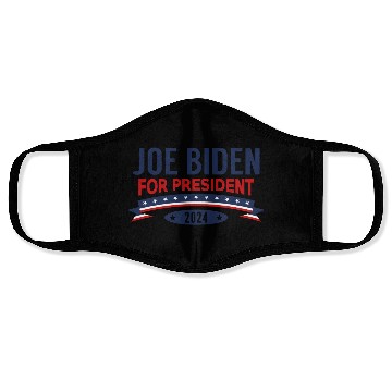 Discover Joe Biden For President 2024 Face Masks