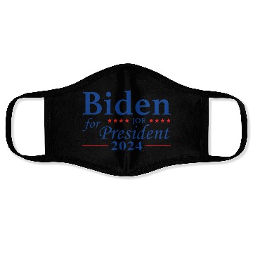 Discover Joe Biden For President 2024 Face Masks