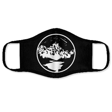 Discover Nature Lover Midnight Sky Hiking Camping Outdoor Face Masks