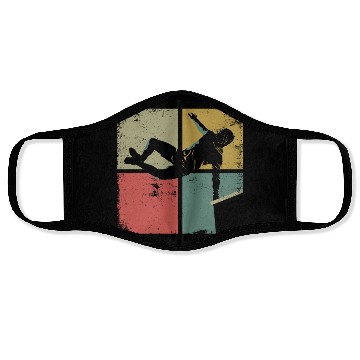Discover Parkour Free Running Traceur Retro Face Masks