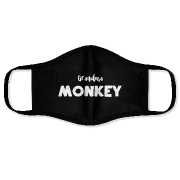Discover Grandma Monkey - Grandma Face Masks