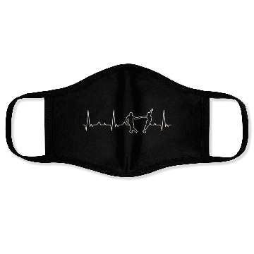 Discover Dance Couple. Heart. Love. EKG. Pulse. Beat. Face Masks