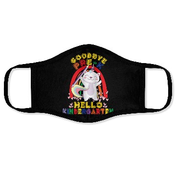 Discover Goodbye Pre-K Hello Kindergarten Student Face Masks