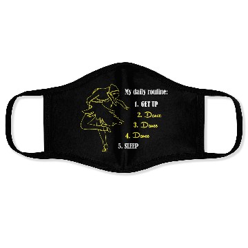 Discover Funny Ballroom Dance Teacher Humor Ballroom Face Masks