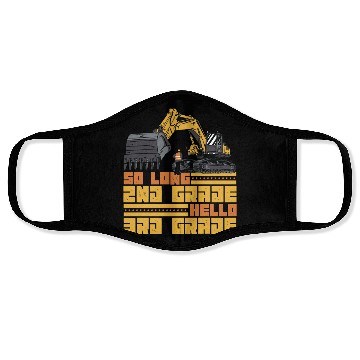 Discover So Long 2nd Grade Hello 3rd Grade Student Boys Face Masks