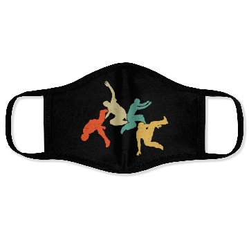 Discover Parkour Free Running Traceur Retro Face Masks