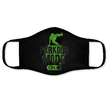 Discover Parkour Free Running Traceur Face Masks
