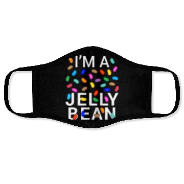 Discover pretend im jelly bean halloween candy costume Face Masks
