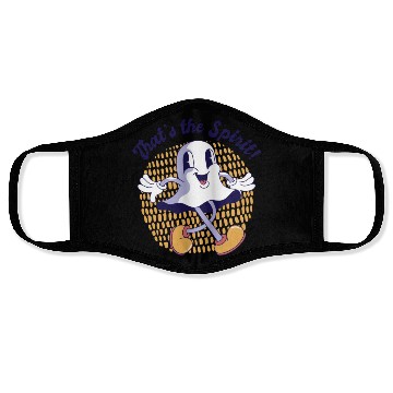 Discover Ghost Spirit Hilarious Cute Friends Pun Face Masks