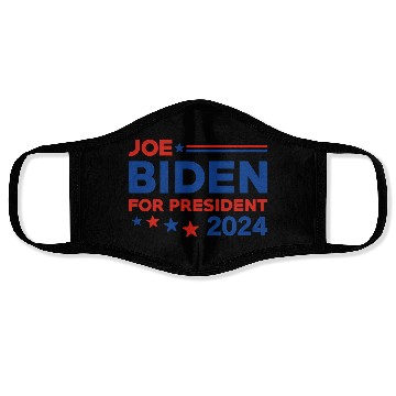 Discover Joe Biden For President 2024 Face Masks