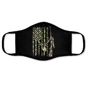 Discover Deer Hunter Camouflage Flag Deer Head - Deer Hunti Face Masks