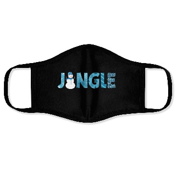 Discover Jingle all the way sublimation Face Masks