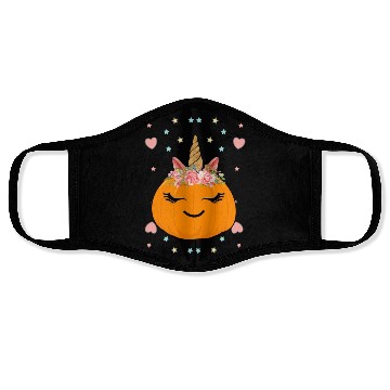 Discover Cute Unicorn Pumpkin - Halloween Face Masks