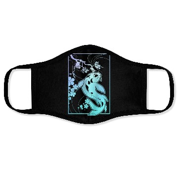 Discover Koi Pastel Goth Cherry Blossom Face Masks