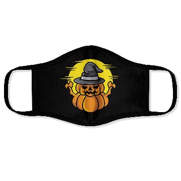 Discover Scary Pumpkin Fantasy Lover Gift Face Masks