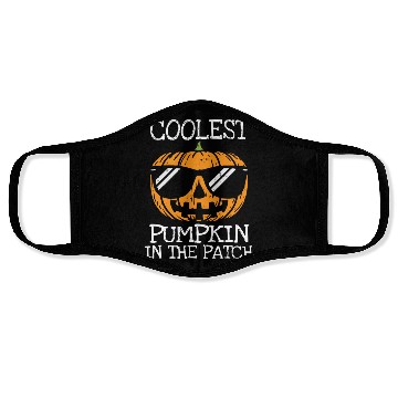 Discover Coolest Pumpkin In The Patch - Halloween Face Masks