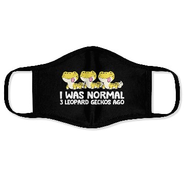 Discover Leopard Gecko Keeper I Was Normal 3 Leopard Face Masks