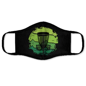 Discover Disc Golfer Graphic Frisbees Flying Disc Golf Face Masks