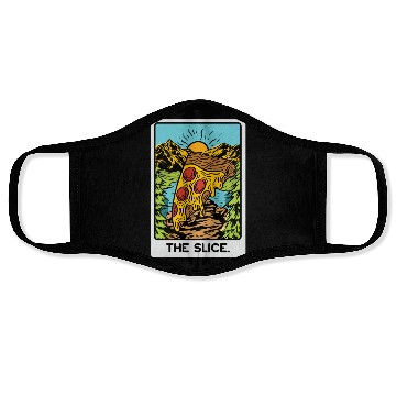 Discover The Slice Pizza Lover Gift Face Masks