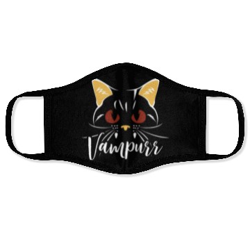 Discover Vampurr Vampire Trick Or Treating Cat Halloween Face Masks