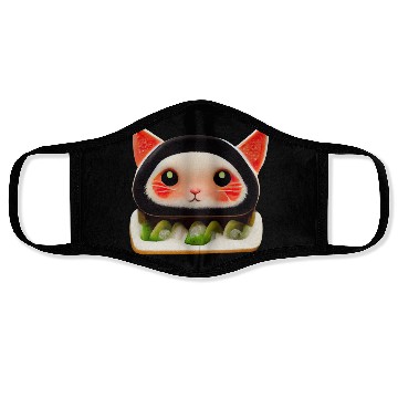 Discover Sushi Cat Face Masks
